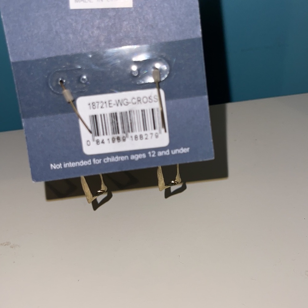 Cross Earrings - Picture 3 of 3